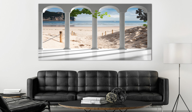 Large canvas print Columns and Beach II [Large Format] 128746 additionalImage 6