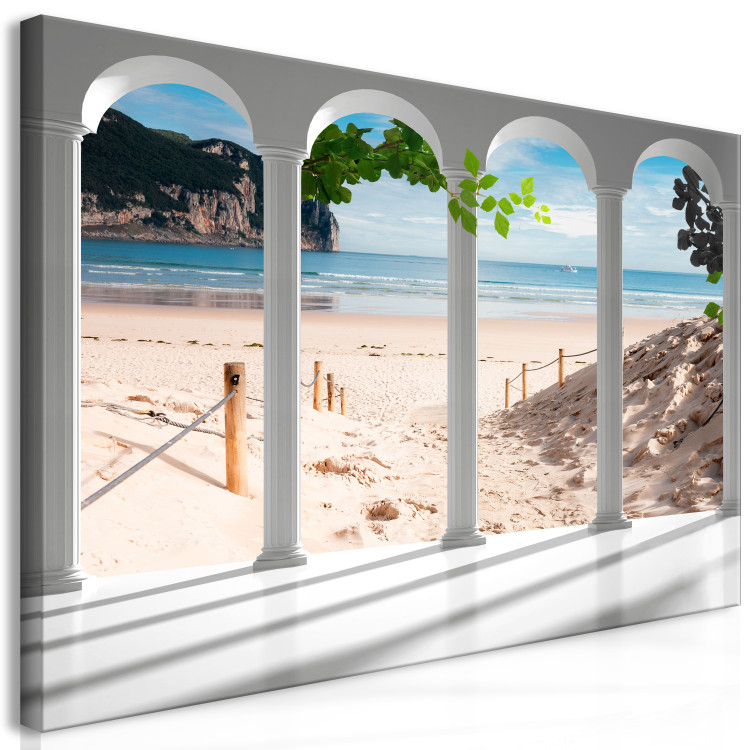 Large canvas print Columns and Beach II [Large Format] 128746 additionalImage 3