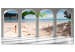 Large canvas print Columns and Beach II [Large Format] 128746
