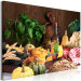 Canvas Art Print Mediterranean Kitchen (1-part) wide - still life of vegetables 129146 additionalThumb 2