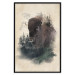 Poster Dignified Bison - animal in a forest setting on a uniform beige background 130446 additionalThumb 16