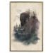 Poster Dignified Bison - animal in a forest setting on a uniform beige background 130446 additionalThumb 17