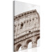 Canvas Colosseum (1-piece) Vertical - architecture of the city of Rome in sepia 130746 additionalThumb 2