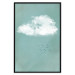 Poster Cumulus and Birds - landscape with flying birds against a sky and cloud background 131846 additionalThumb 16