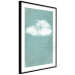 Poster Cumulus and Birds - landscape with flying birds against a sky and cloud background 131846 additionalThumb 6