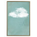Poster Cumulus and Birds - landscape with flying birds against a sky and cloud background 131846 additionalThumb 17