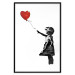 Poster Banksy: Girl with Balloon - heart-shaped balloon flying away 132446 additionalThumb 18