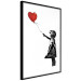 Poster Banksy: Girl with Balloon - heart-shaped balloon flying away 132446 additionalThumb 10
