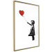 Poster Banksy: Girl with Balloon - heart-shaped balloon flying away 132446 additionalThumb 8