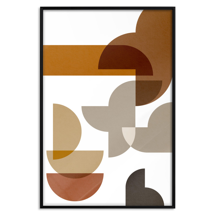 Wall Poster Sand Composition - abstract composition of geometric figures 134746 additionalImage 16