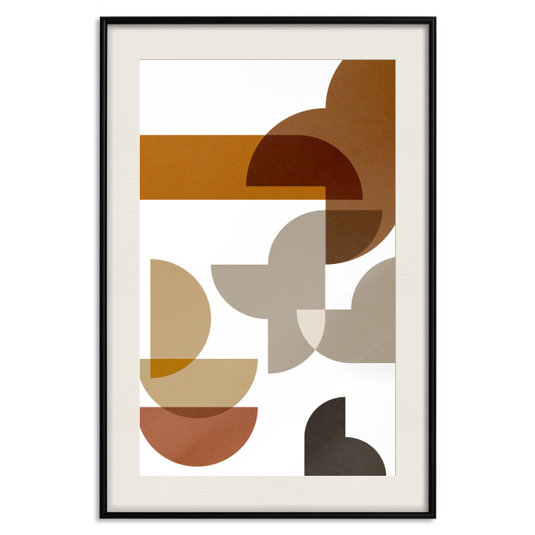 Wall Poster Sand Composition - abstract composition of geometric figures 134746 additionalImage 19