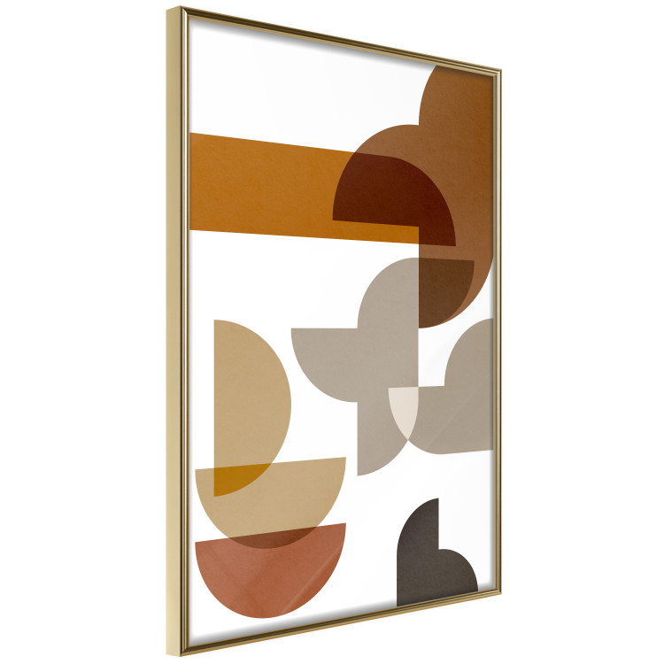 Wall Poster Sand Composition - abstract composition of geometric figures 134746 additionalImage 12