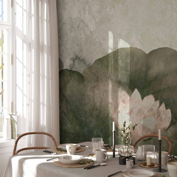 Wall Mural Water Lilies - composition inspired by frescoes with a floral motif 135746 additionalImage 7