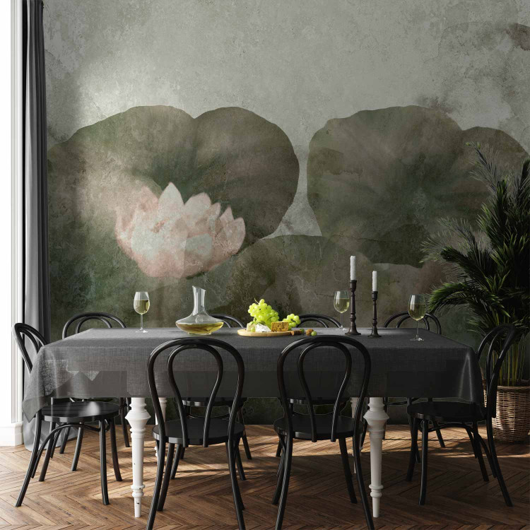 Wall Mural Water Lilies - composition inspired by frescoes with a floral motif 135746 additionalImage 4