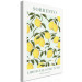 Canvas Print Lemon Sorrento (1-piece) Vertical - lemon landscape in boho style 135846 additionalThumb 2