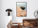 Poster Romantic Refreshment - romantic composition with wine against the sea 136046 additionalThumb 15