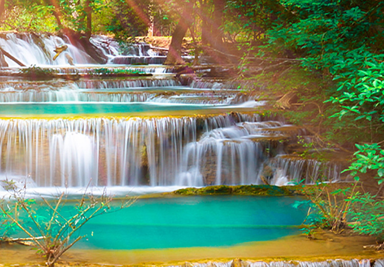 Large canvas print Tropical Waterfall [Large Format]  136346 additionalImage 5