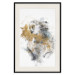 Poster Golden Fantasy - Watercolor Female Nude With Abstract Accents 144546 additionalThumb 26