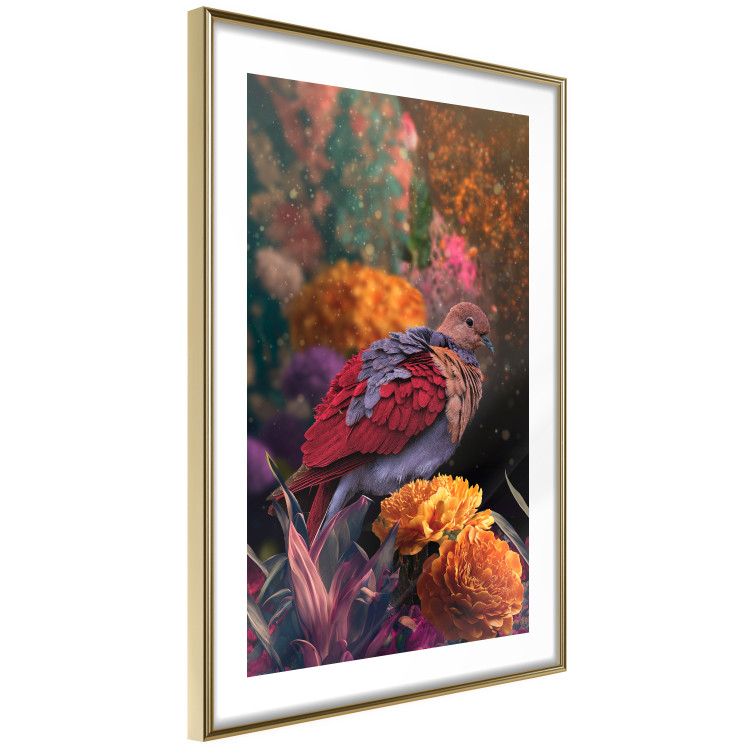 Wall Poster Magic Vegetation - Enchanted Garden With a Magnificent Bird 148846 additionalImage 11