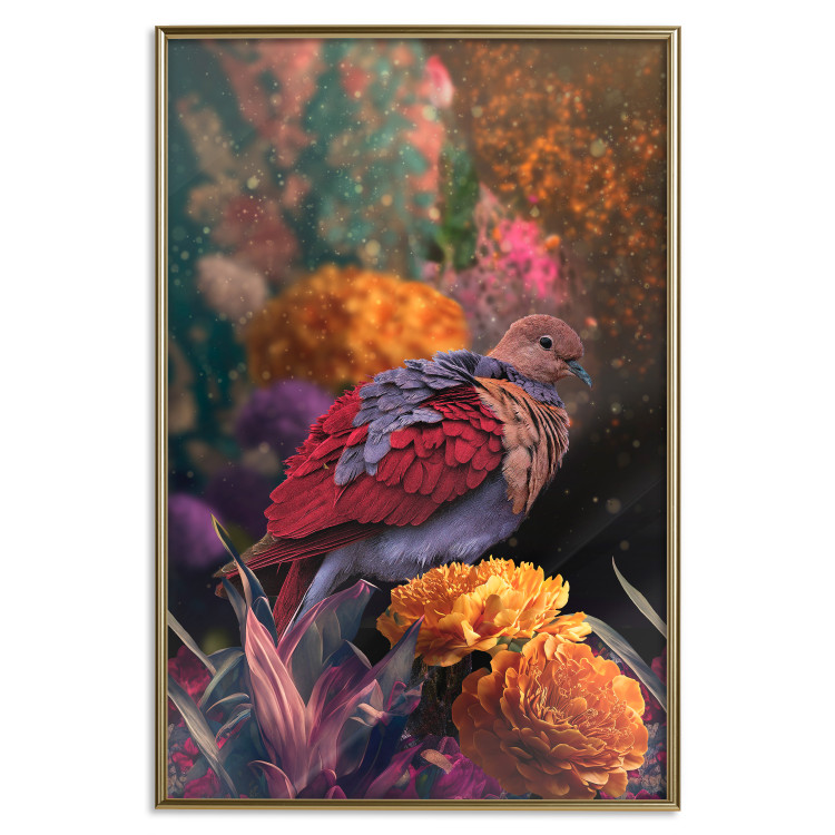 Wall Poster Magic Vegetation - Enchanted Garden With a Magnificent Bird 148846 additionalImage 23