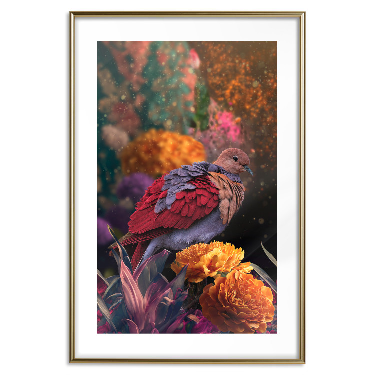 Wall Poster Magic Vegetation - Enchanted Garden With a Magnificent Bird 148846 additionalImage 25