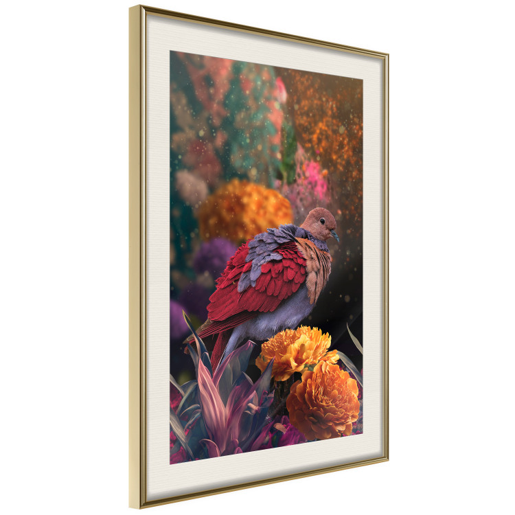 Wall Poster Magic Vegetation - Enchanted Garden With a Magnificent Bird 148846 additionalImage 9