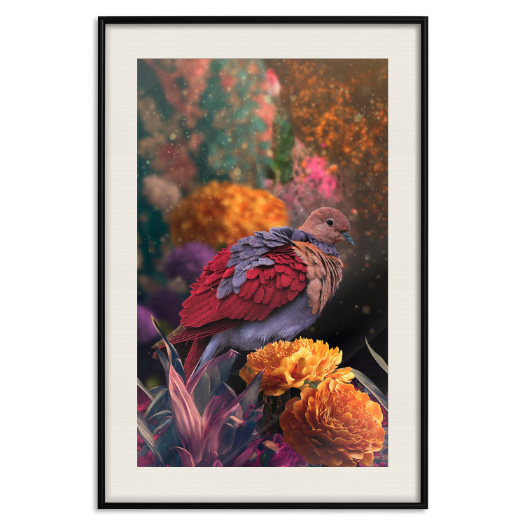 Wall Poster Magic Vegetation - Enchanted Garden With a Magnificent Bird 148846 additionalImage 26