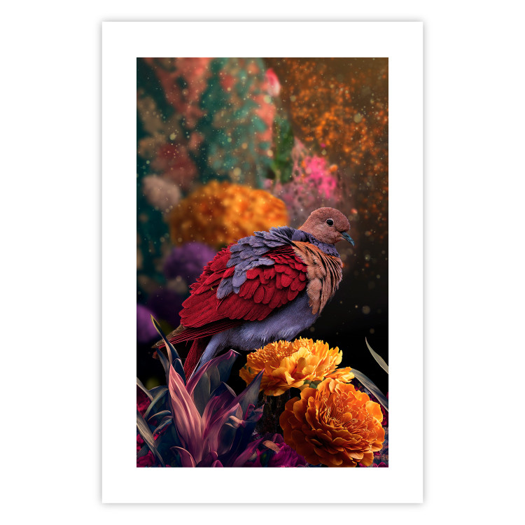 Wall Poster Magic Vegetation - Enchanted Garden With a Magnificent Bird 148846 additionalImage 22