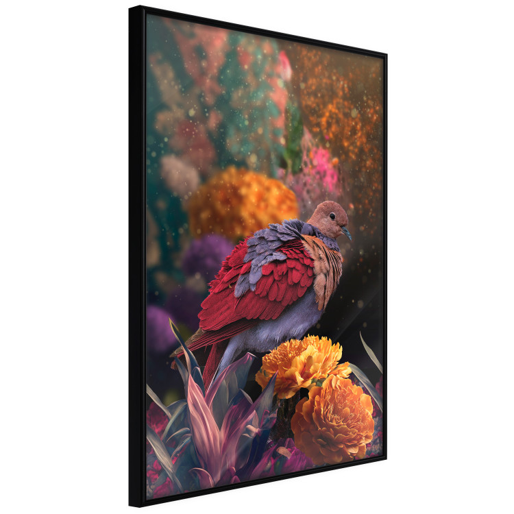 Wall Poster Magic Vegetation - Enchanted Garden With a Magnificent Bird 148846 additionalImage 2