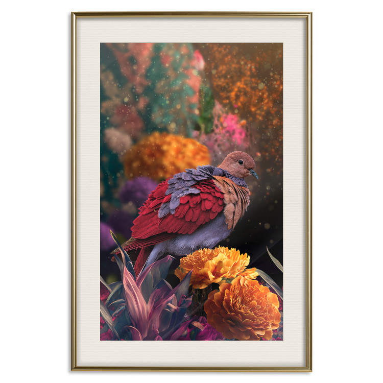 Wall Poster Magic Vegetation - Enchanted Garden With a Magnificent Bird 148846 additionalImage 27