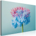 Canvas Art Print Abstract Flower - Pink and Blue Floristic Motif 149846 additionalThumb 2