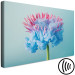 Canvas Art Print Abstract Flower - Pink and Blue Floristic Motif 149846 additionalThumb 6