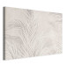 Large canvas print Palm Trees in the Wind - Gray Twigs With Leaves on a Light Beige Background [Large Format] 151246 additionalThumb 3