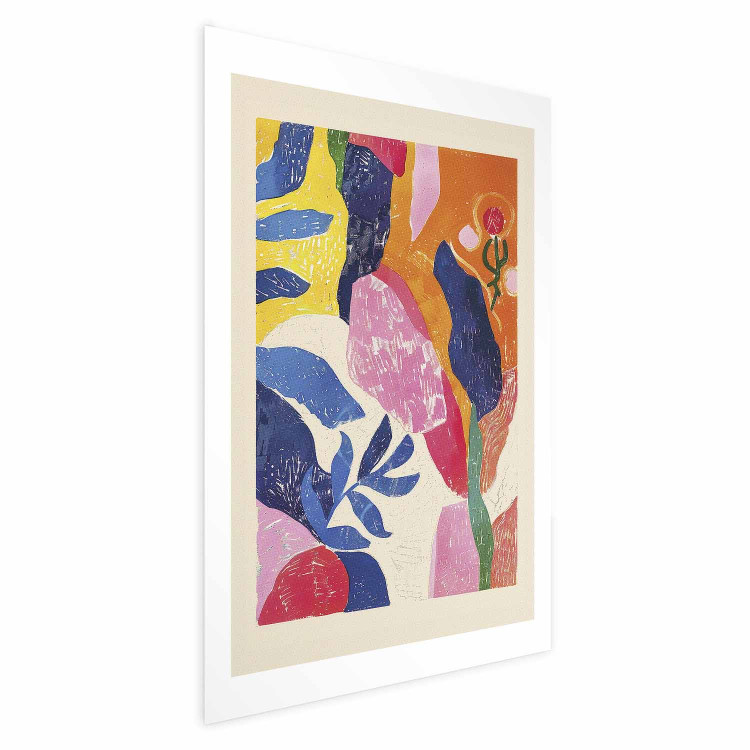 Poster Colorful Abstraction - A Composition Inspired by the Style of Matisse 159946 additionalImage 19
