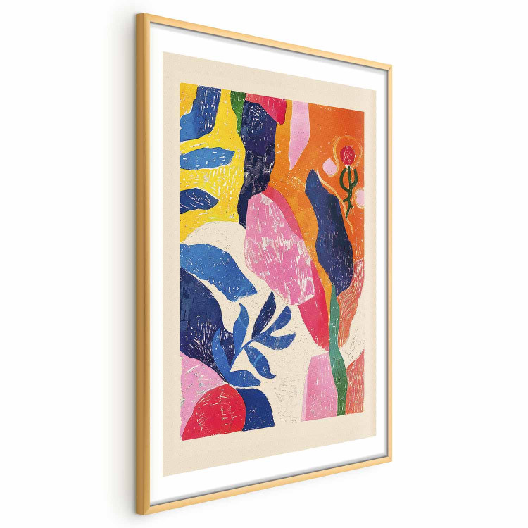 Poster Colorful Abstraction - A Composition Inspired by the Style of Matisse 159946 additionalImage 21