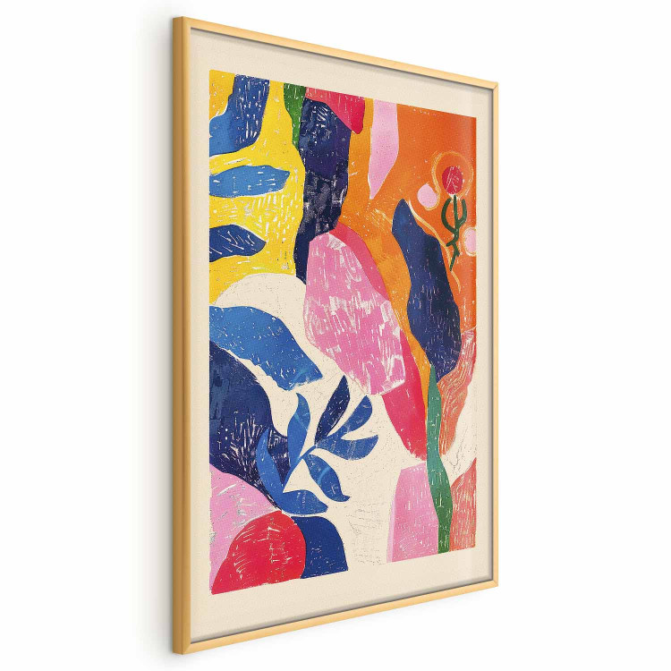 Poster Colorful Abstraction - A Composition Inspired by the Style of Matisse 159946 additionalImage 7