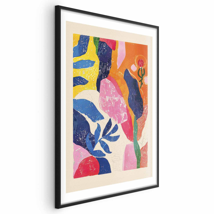 Poster Colorful Abstraction - A Composition Inspired by the Style of Matisse 159946 additionalImage 20