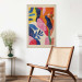 Poster Colorful Abstraction - A Composition Inspired by the Style of Matisse 159946 additionalThumb 8