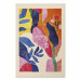 Poster Colorful Abstraction - A Composition Inspired by the Style of Matisse 159946