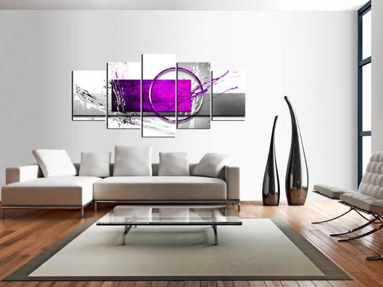 Canvas Print Purple Expression 56246 additionalImage 3
