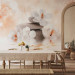 Wall Mural Orient - magnolia flower motif with zen stones on a delicate background 87846 additionalThumb 6