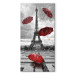 Canvas Print Paris: Red Umbrellas 91946 additionalThumb 7