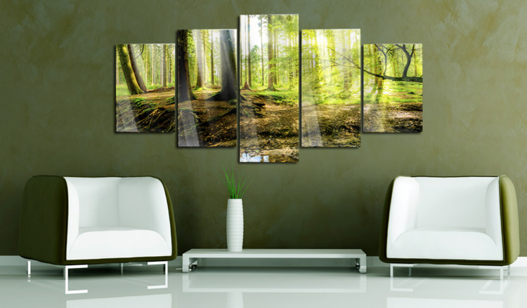 Print On Glass Poetry of a Forest [Glass] 93946 additionalImage 3
