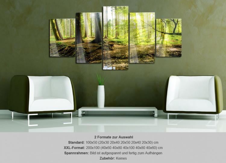 Print On Glass Poetry of a Forest [Glass] 93946 additionalImage 7