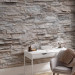 Wall Mural Enchantment - beige background with irregular texture of stone blocks 97946 additionalThumb 4