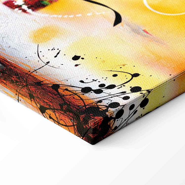 Canvas Print Street Melodies (1-part) Wide - Abstraction in Light Theme 107356 additionalImage 6