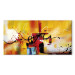 Canvas Print Street Melodies (1-part) Wide - Abstraction in Light Theme 107356 additionalThumb 7