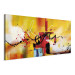 Canvas Print Street Melodies (1-part) Wide - Abstraction in Light Theme 107356 additionalThumb 2