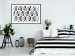 Poster Abstract windows - black and white geometric abstraction in rectangles 115156 additionalThumb 6