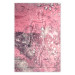 Poster Marble Shape - delicate feminine lineart on a pink background 118256